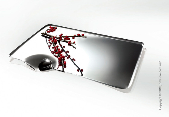 Поднос Bugatti Acqua Tray, Хром