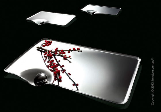 Поднос Bugatti Acqua Tray, Хром Поднос Bugatti Acqua Tray, Хром