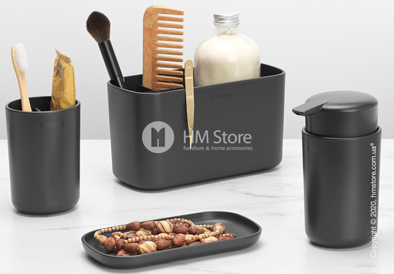 Подставка для зубных щеток Brabantia ReNew, Dark Grey