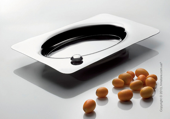 Поднос Bugatti Acqua Tray, Хром