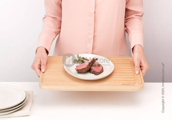 Разделочная доска деревянная для мяса Brabantia Profile Large Разделочная доска деревянная для мяса Brabantia Profile Large