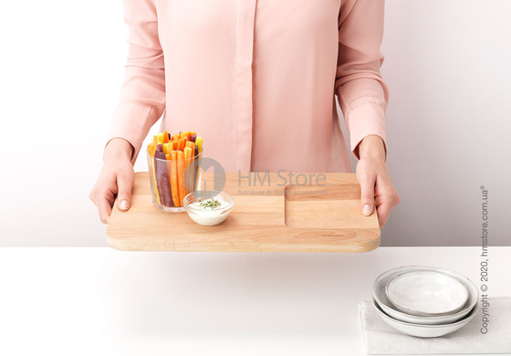 Разделочная доска деревянная для овощей Brabantia Profile Large