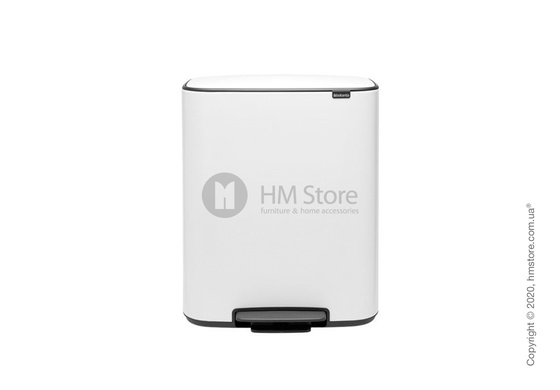 Ведро для мусора Brabantia Bo Pedal Bin 60 л, White