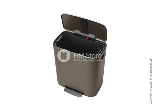 Ведро для мусора Brabantia Bo Pedal Bin 60 л, Platinum