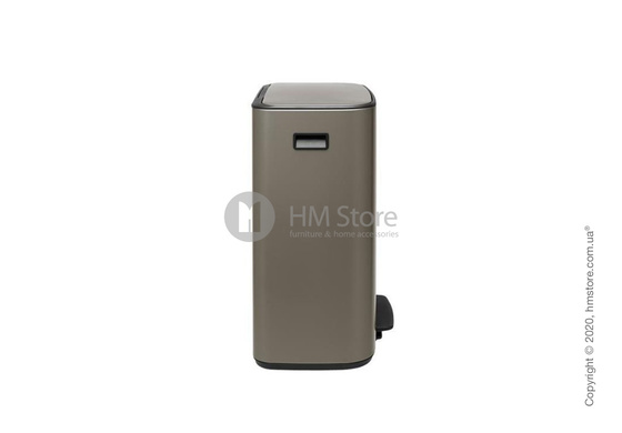 Ведро для мусора Brabantia Bo Pedal Bin 60 л, Platinum