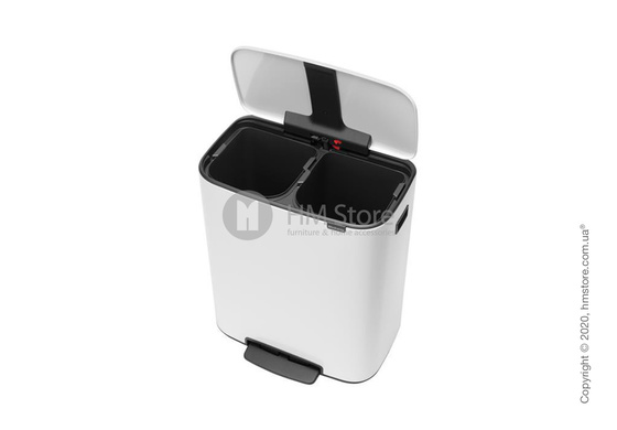 Ведро для мусора Brabantia Bo Pedal Bin 2 x 30 л, White