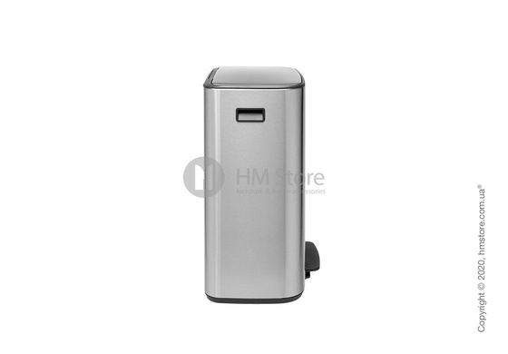 Ведро для мусора Brabantia Bo Pedal Bin 2 x 30 л, Matt Steel Fingerprint Proof Ведро для мусора Brabantia Bo Pedal Bin 2 x 30 л, Matt Steel Fingerprint Proof