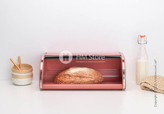 Хлебница Brabantia Roll Top Bread Bin, Terracotta Pink