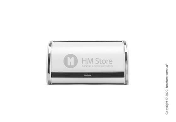 Хлебница Brabantia Roll Top Bread Bin Medium, White and Black