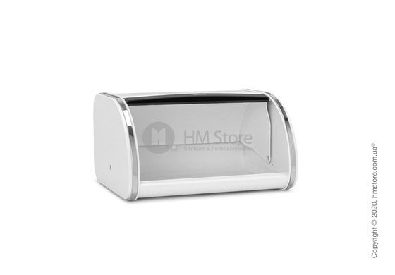 Хлебница Brabantia Roll Top Bread Bin Medium, White and Black