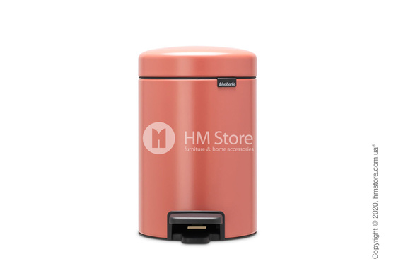 Ведро для мусора Brabantia Pedal Bin NewIcon 3 л, Terracotta Pink