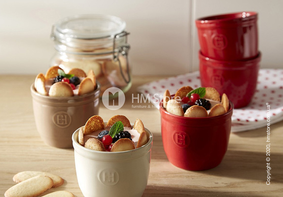 Набор рамекинов для выпечки керамических 8,5 x 8,5 см Emile Henry Ovenware, Oak