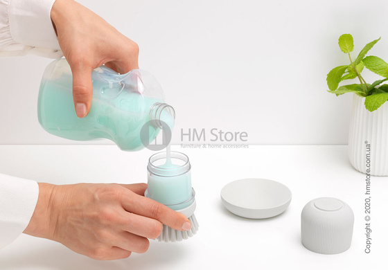 Щетка с дозатором моющего средства Brabantia Sink Side, Light Grey