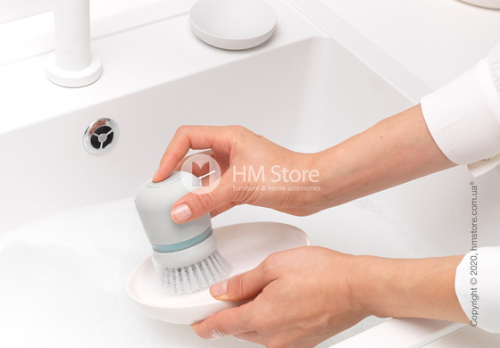 Щетка с дозатором моющего средства Brabantia Sink Side, Light Grey