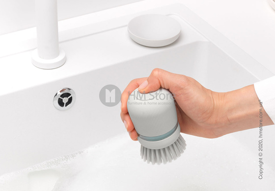 Щетка с дозатором моющего средства Brabantia Sink Side, Light Grey
