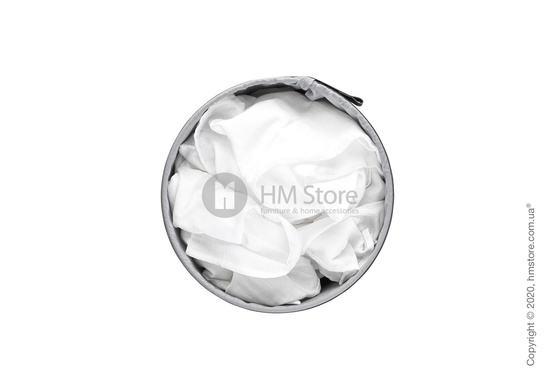 Бак для белья Brabantia Laundry Bin 35 л, Plastic Lid, White and Cool Grey