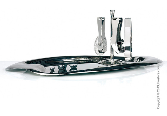 Поднос Bugatti Laguna Tray, Хром