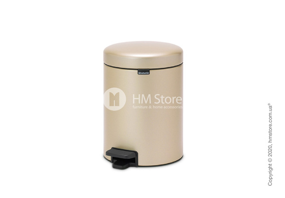 Ведро для мусора Brabantia Pedal Bin NewIcon 5 л, Champagne Ведро для мусора Brabantia Pedal Bin NewIcon 5 л, Champagne