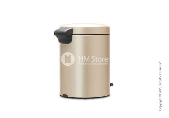 Ведро для мусора Brabantia Pedal Bin NewIcon 5 л, Champagne