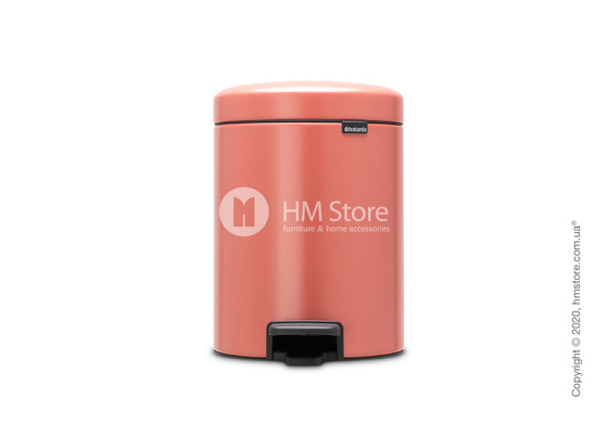 Ведро для мусора Brabantia Pedal Bin NewIcon 5 л, Terracotta Pink