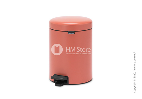 Ведро для мусора Brabantia Pedal Bin NewIcon 5 л, Terracotta Pink Ведро для мусора Brabantia Pedal Bin NewIcon 5 л, Terracotta Pink