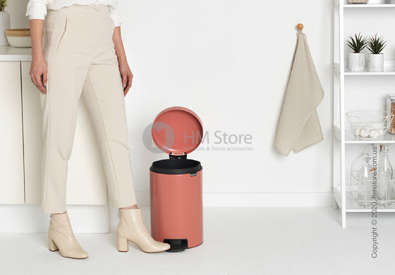 Ведро для мусора Brabantia Pedal Bin NewIcon 12 л, Terracotta Pink