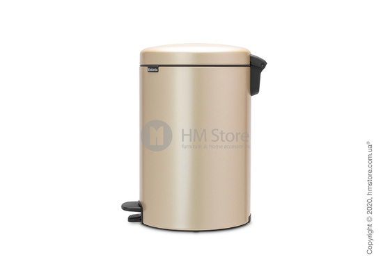 Ведро для мусора Brabantia Pedal Bin NewIcon 20 л, Champagne