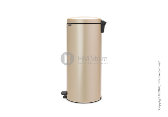 Ведро для мусора Brabantia Pedal Bin NewIcon 30 л, Champagne