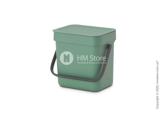 Контейнер для мусора Brabantia Sort & Go, 3 л, Fir Green Контейнер для мусора Brabantia Sort & Go, 3 л, Fir Green