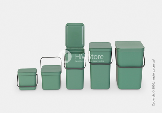 Контейнер для мусора Brabantia Sort & Go, 3 л, Fir Green Контейнер для мусора Brabantia Sort & Go, 3 л, Fir Green