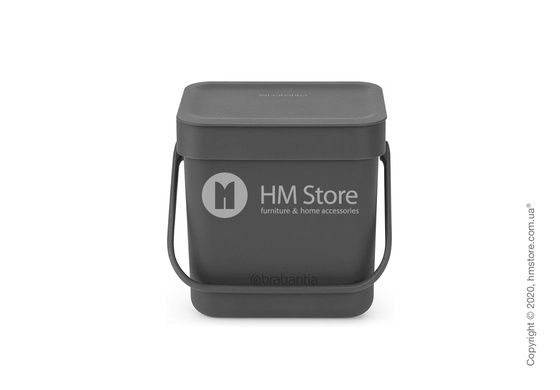 Контейнер для мусора Brabantia Sort & Go, 3 л, Grey