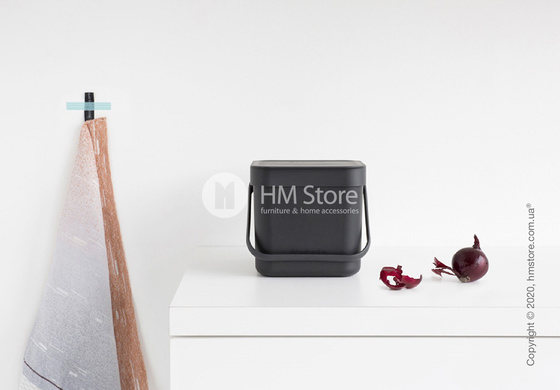 Контейнер для мусора Brabantia Sort & Go, 3 л, Grey