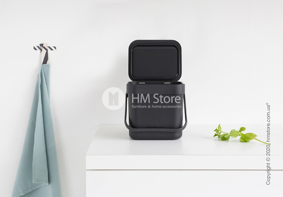 Контейнер для мусора Brabantia Sort & Go, 3 л, Grey
