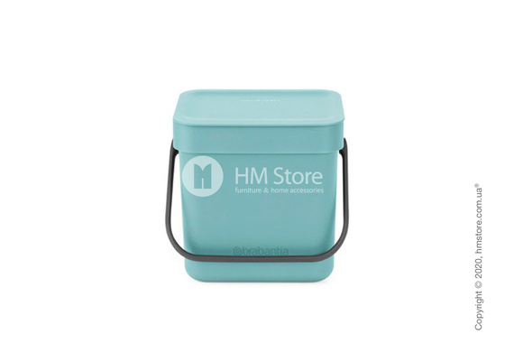 Контейнер для мусора Brabantia Sort & Go, 3 л, Mint
