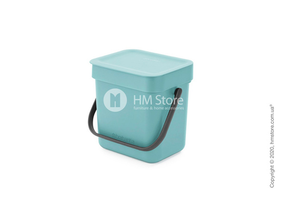 Контейнер для мусора Brabantia Sort & Go, 3 л, Mint