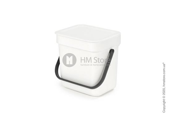 Контейнер для мусора Brabantia Sort & Go, 3 л, White Контейнер для мусора Brabantia Sort & Go, 3 л, White