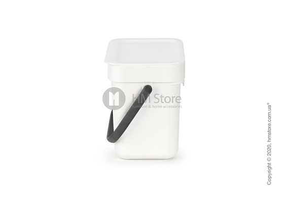 Контейнер для мусора Brabantia Sort & Go, 3 л, White Контейнер для мусора Brabantia Sort & Go, 3 л, White