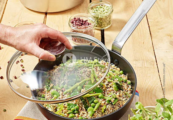 Крышка стеклянная De Buyer Milady 28 см