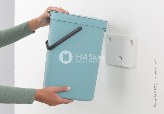 Контейнер для мусора Brabantia Sort & Go, 12 л, Mint