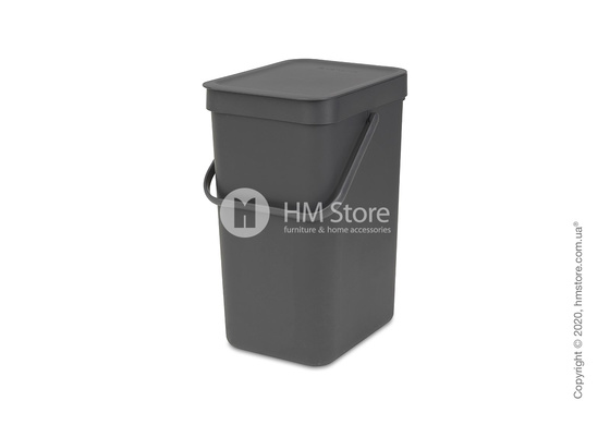 Контейнер для мусора Brabantia Sort & Go, 12 л, Grey