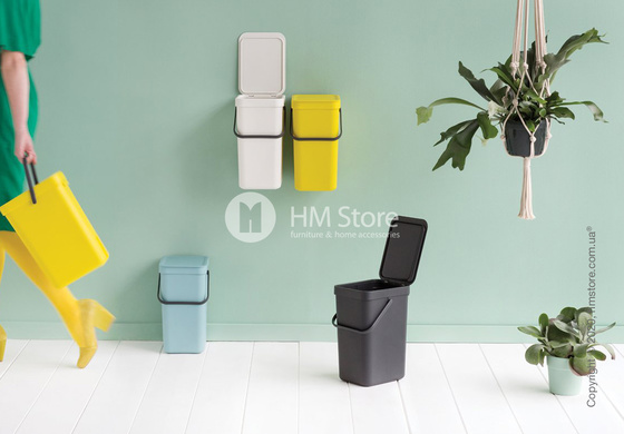 Контейнер для мусора Brabantia Sort & Go, 12 л, Grey