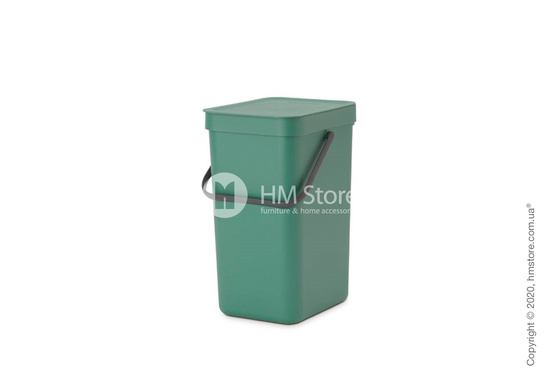 Контейнер для мусора Brabantia Sort & Go, 12 л, Fir Green