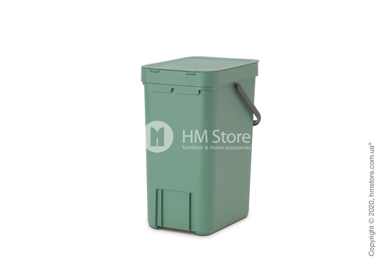 Контейнер для мусора Brabantia Sort & Go, 12 л, Fir Green