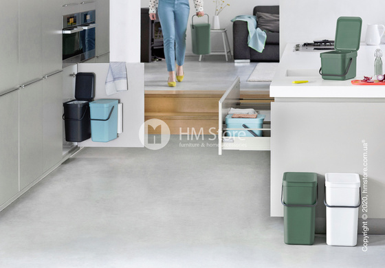 Контейнер для мусора Brabantia Sort & Go, 12 л, Fir Green