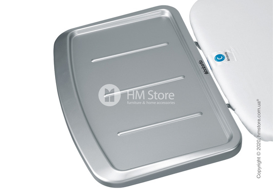 Гладильная доска Brabantia PerfectFlow Solid Steam Unit Holder, Black and Spring Bubbles