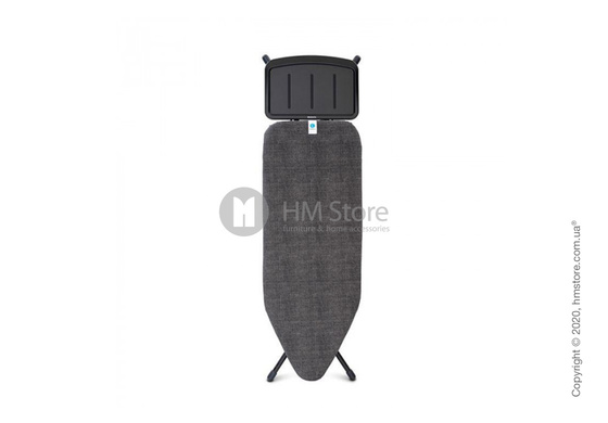 Гладильная доска Brabantia PerfectFlow Solid Steam Unit Holder, Black and Denim Black
