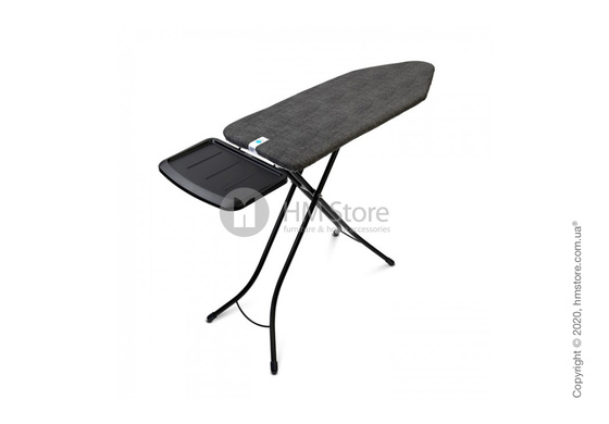 Гладильная доска Brabantia PerfectFlow Solid Steam Unit Holder, Black and Denim Black