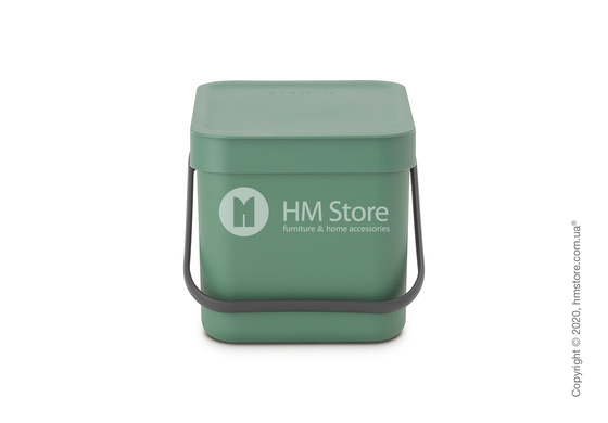 Контейнер для мусора Brabantia Sort & Go, 6 л, Fir Green
