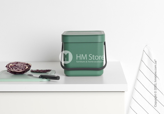 Контейнер для мусора Brabantia Sort & Go, 6 л, Fir Green