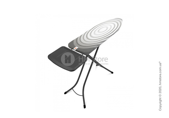 Гладильная доска Brabantia Solid Steam Unit Holder, Black and Titan Oval Гладильная доска Brabantia Solid Steam Unit Holder, Black and Titan Oval